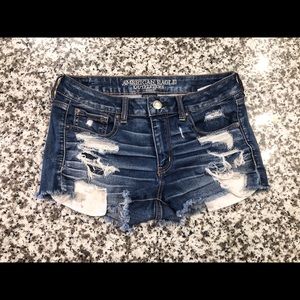 American eagle jean shorts